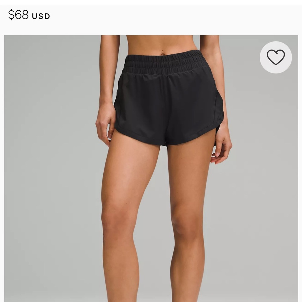 Women's Black Athletic Shorts